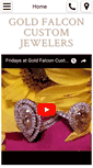 Mobile Screenshot of goldfalconcustomjewelers.com